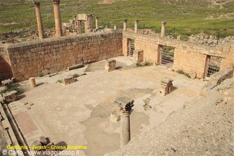 Giordania - Jerash - Chiesa Bizantina