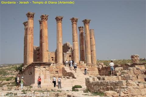 Giordania - Jerash - Tempio di Diana