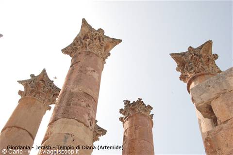Giordania - Jerash - Tempio di Diana