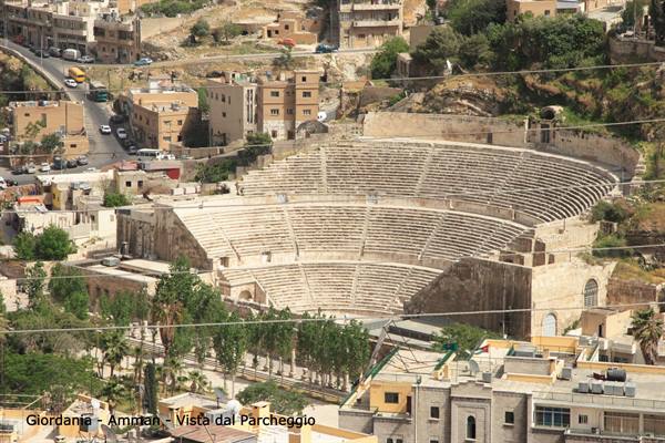 Giordania - Amman - Vista dal Parcheggio