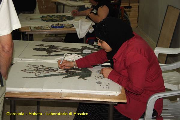 Giordania - Mabata - Laboratorio di Mosaico
