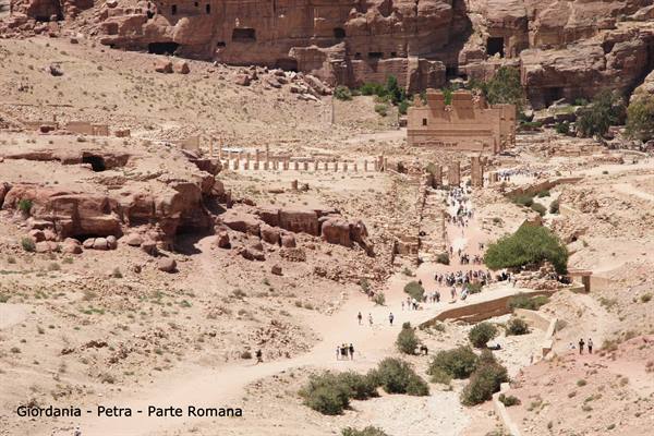 Giordania - Petra - la parte Romana