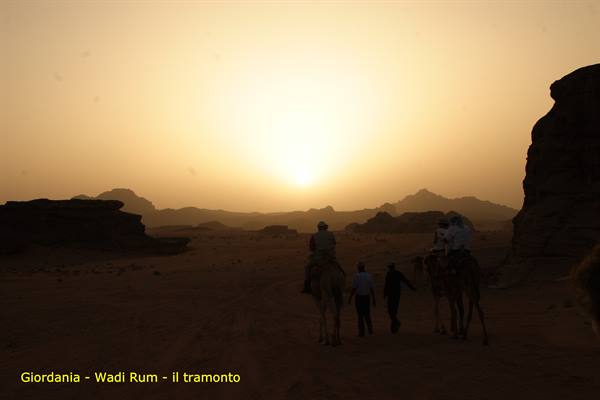 Giordania - Wadi Rum - il tramonto