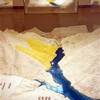 Erto (Longarone) - il museo - plastico con valle prima della frana ITALIA 