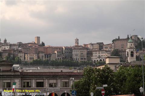 Bergamo - Vista di Bergamo alta