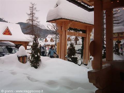 La neve non manca...