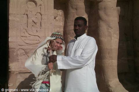 Carlotta ad Abu Simbel
