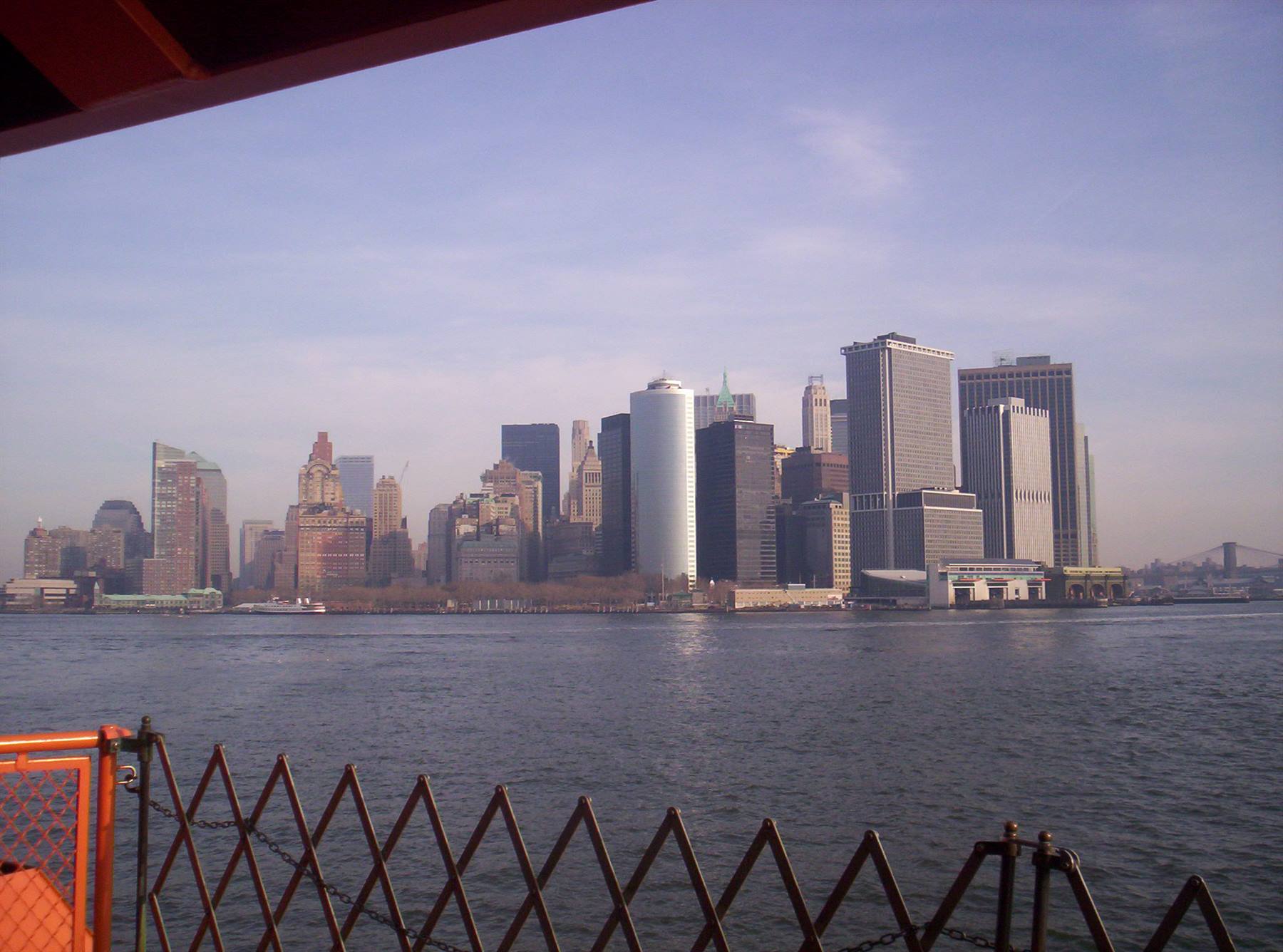 Manhattan dal Traghetto per Staten Island