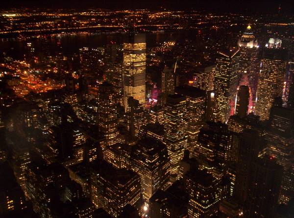 Manhattan from Empire (by night)