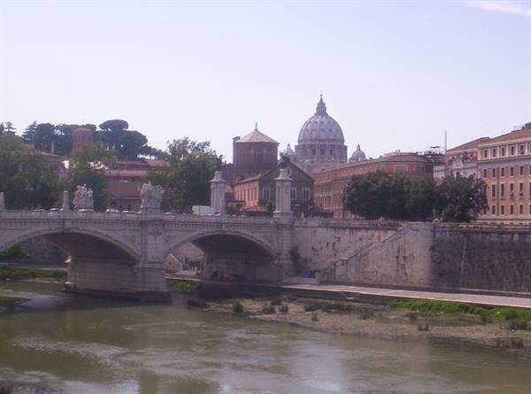Il Tevere e il "Cuppolone"