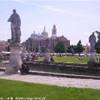 Prato della Valle e sullo sfondo Santa Giustina ITALIA 