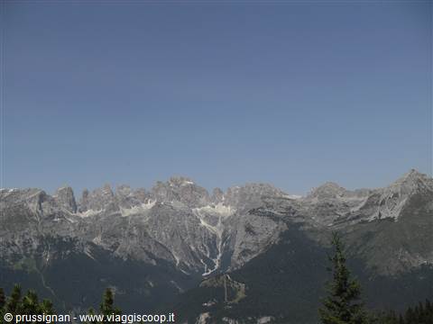 vista dal Doss Pelà
