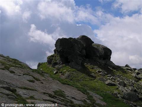 torrione roccioso della Cavallazza