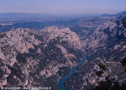 Gorges du Verdon, veduta dall'alto