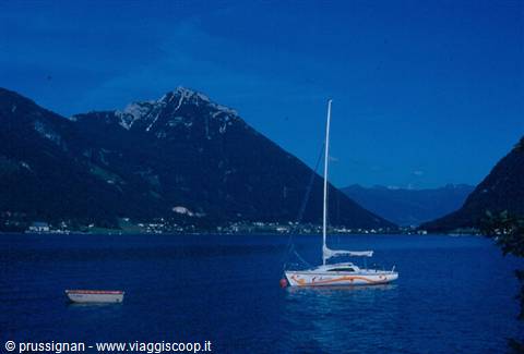 in barca sull'Achensee