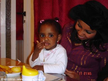 Faten e la piccola hanin