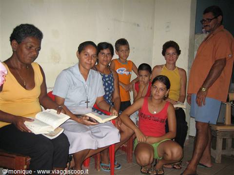 Lettura del vangelo in favela