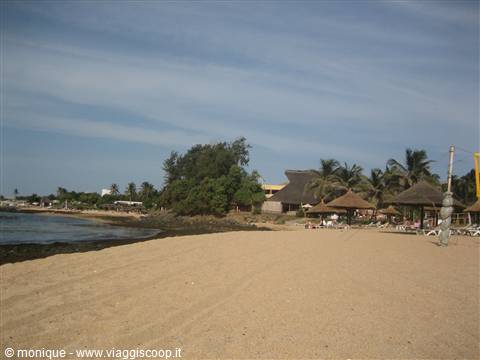 La spiaggia del villaggio