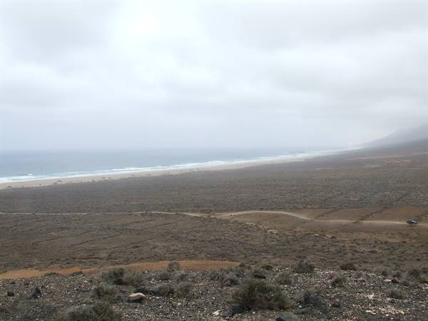 La costa vicino a Cofete