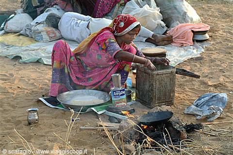 al mercato dei cammelli di Pushkar