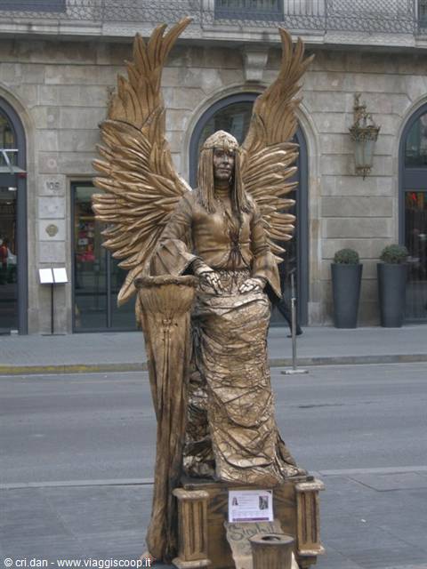 Las Ramblas - Artisti di strada