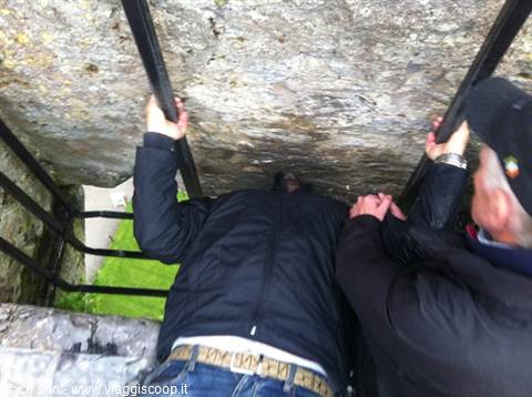 Blarney Castle - bacio della pietra dell'eloquenza