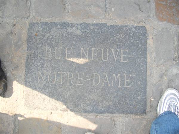 Sul piazzale di Notre Dame