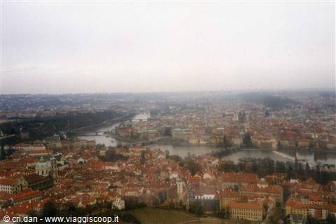 Veduta dal'alto della città