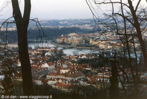 Veduta dal'alto della città