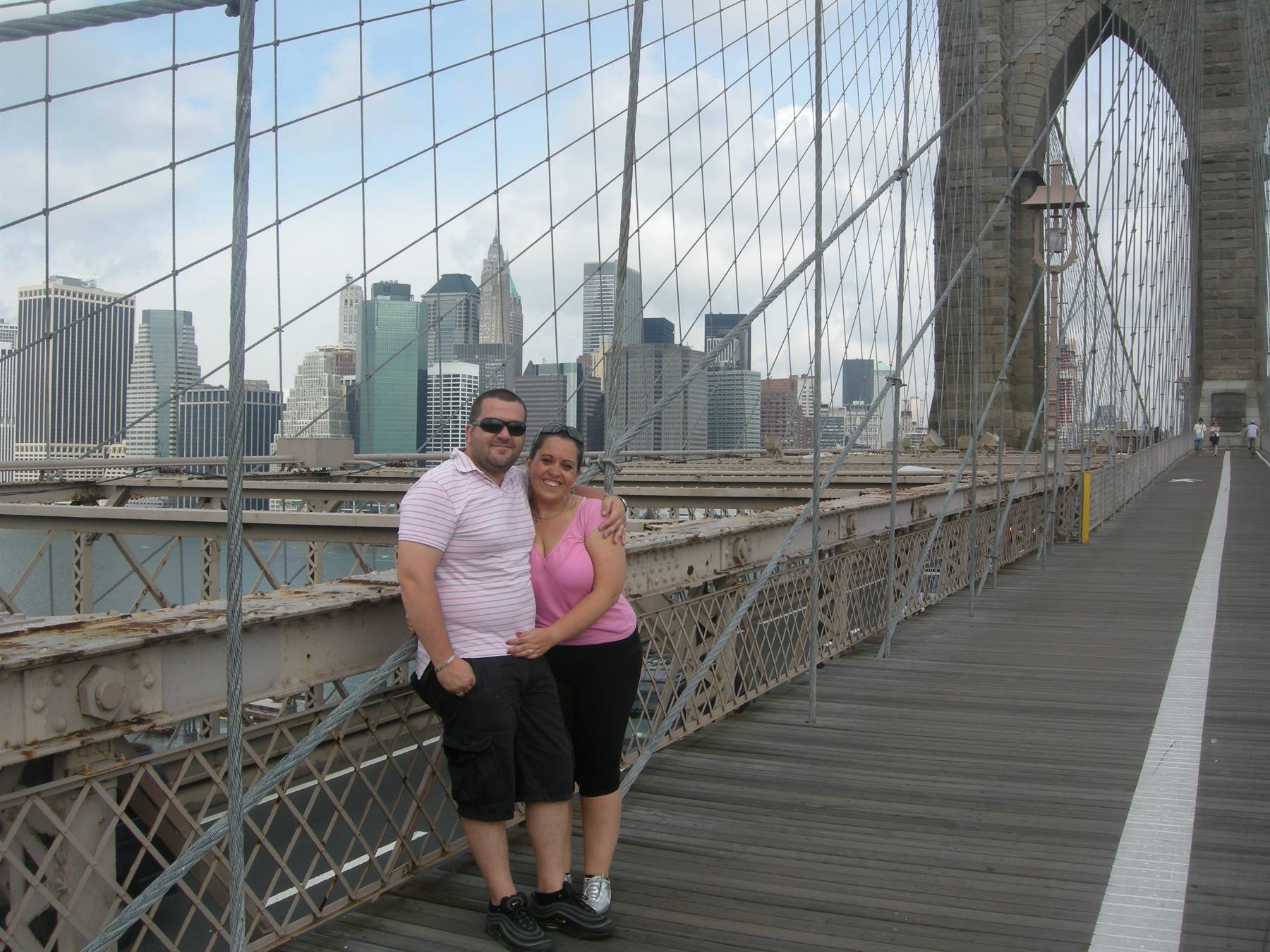 Sul ponte di Brooklyn