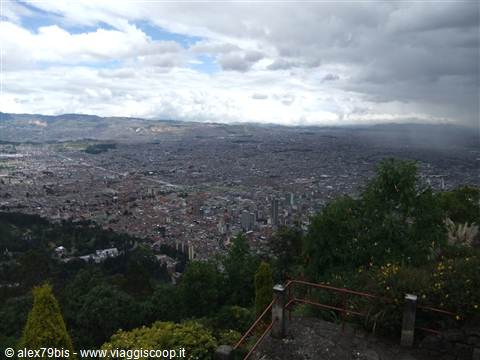 Bogotà dall'alto