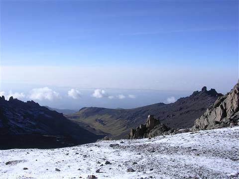 paesaggio dalla cima