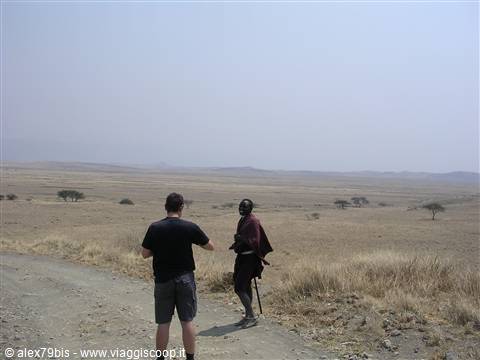 strada verso il lago natron