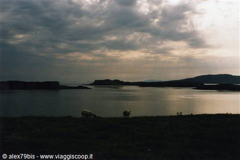 Tramonto nell'Isola di Skye