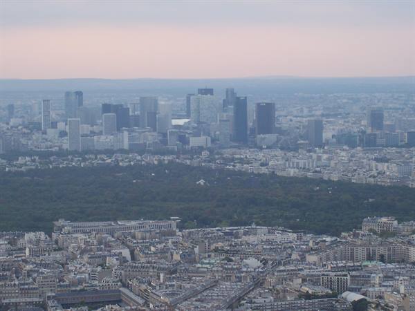 La Defense vista dalla Tour Eiffel
