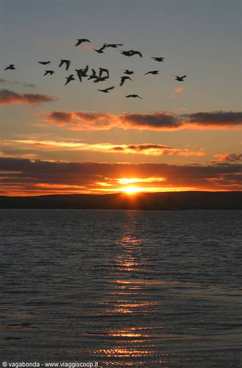 Tramonto sulle isole Orcadi