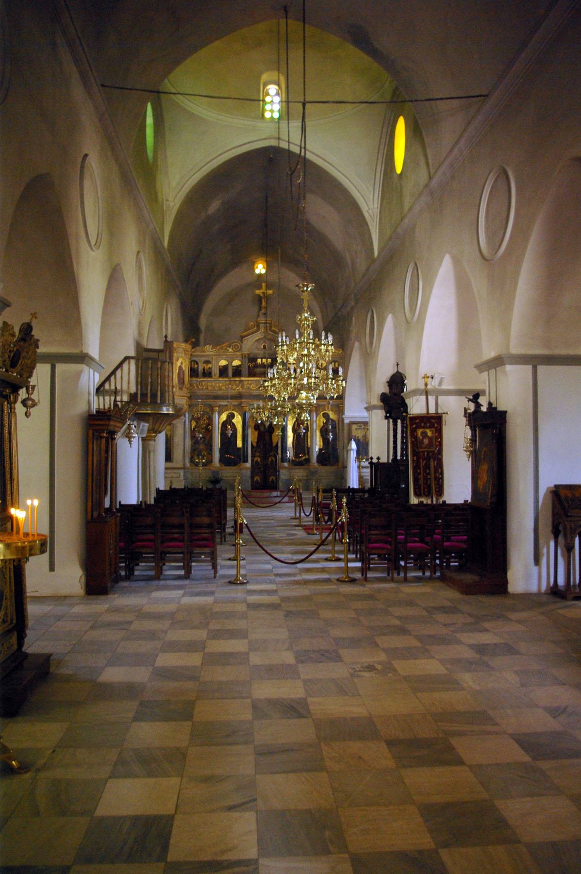 Monemvassia interno della chiesa
