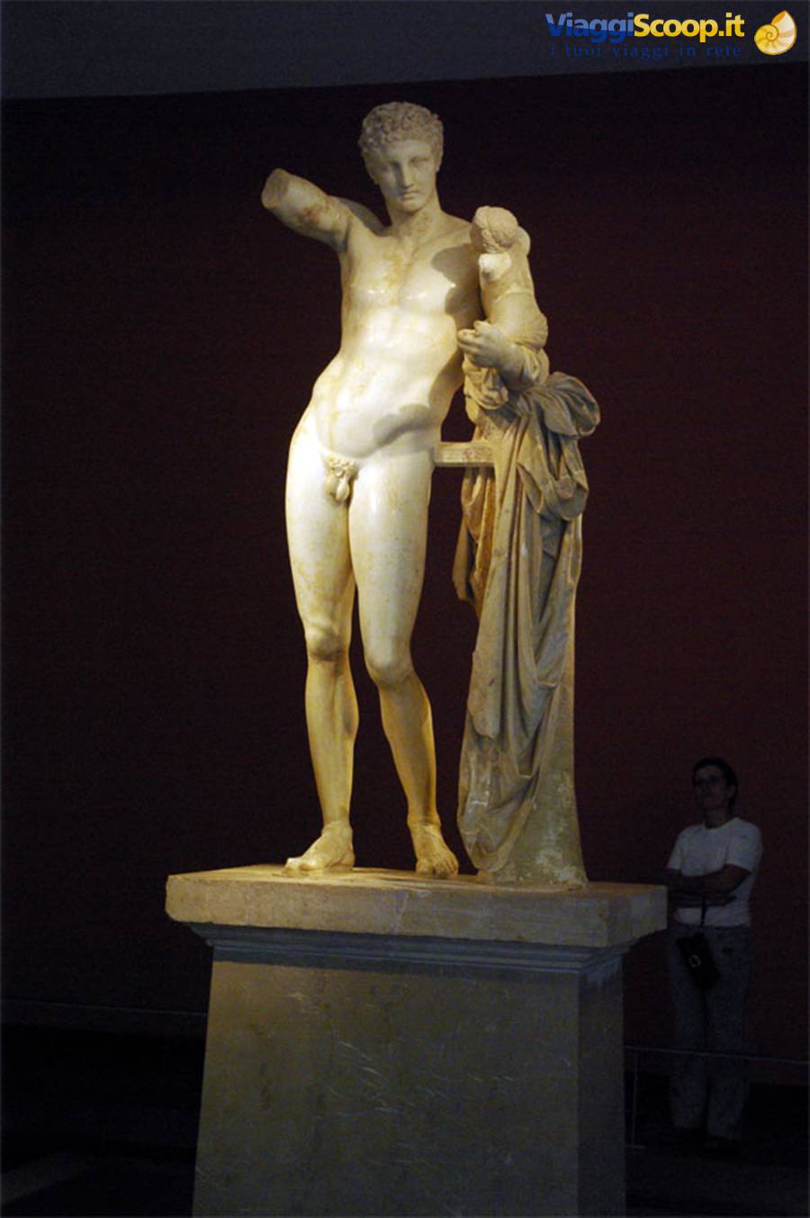 Museo di Olympia Hermes e Dionisio di Prassitele