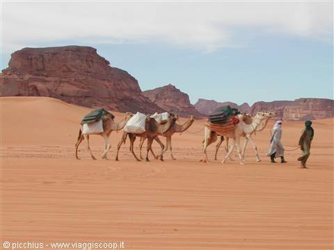 Tuareg in cammino