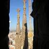 VISTA DALL'ALTO DELLA SAGRADA FAMILIA SPAGNA 