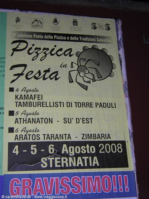 LA NOTTE DELLA TARANTA...STERNATIA