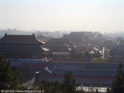 Dall'alto di Jingshan Park