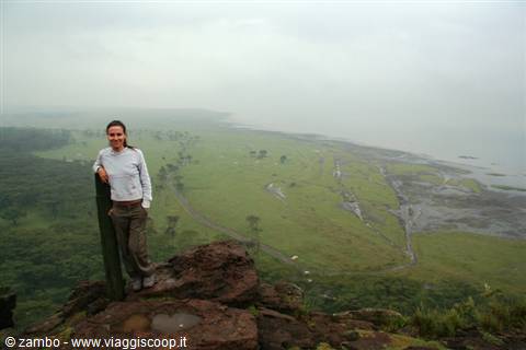 Veronica sul burrone - Lake Nakuru Lookout