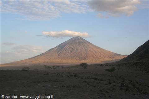 Il vulcano Oldonyo Lengai