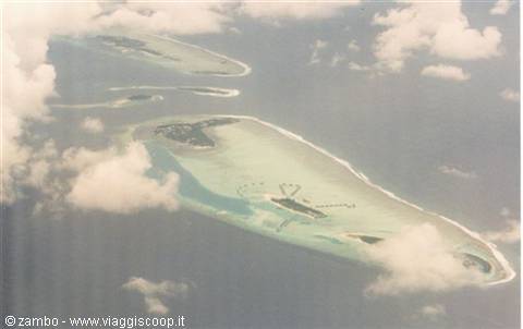 Maldive dall'alto