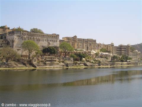 Vista sulla città di Udaipur