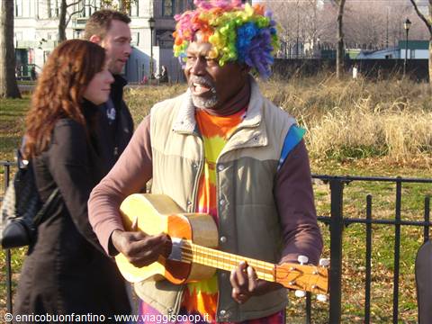 battery park singer