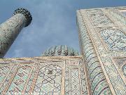 Samarcanda, Piazza Registan, Moschea del Leoni, particolare