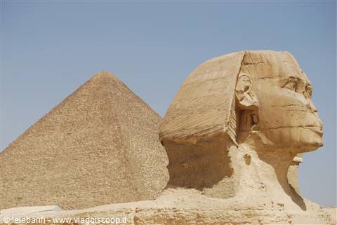 Il Cairo - La Sfinge e piramide di Cheope