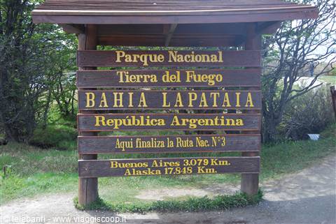 Ushuaia - Parco Lapataia - Fine della Route n.3